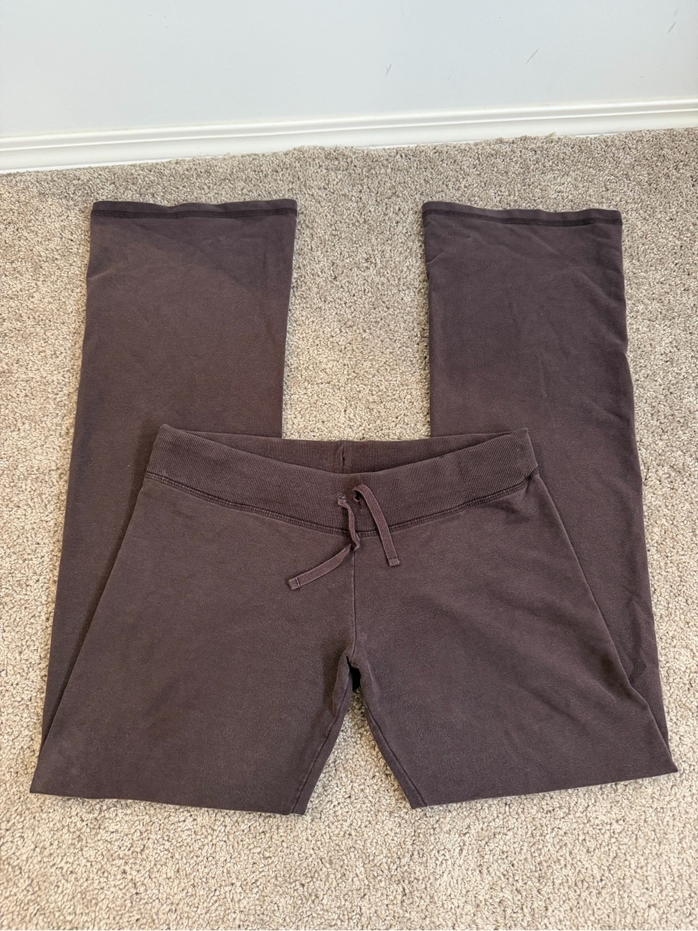 Y2K Bella low rise bootcut sweatpants grunge